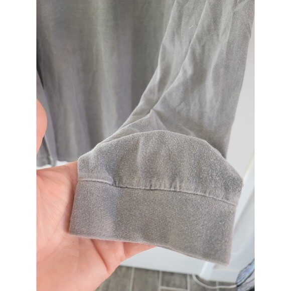 CRAZY SHIRTS HAWAII Mens Long Sleeve Grey T-Shirt - Picture 6 of 10